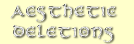 Aesthetic Deletions